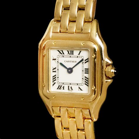 cartier watches for women gold.